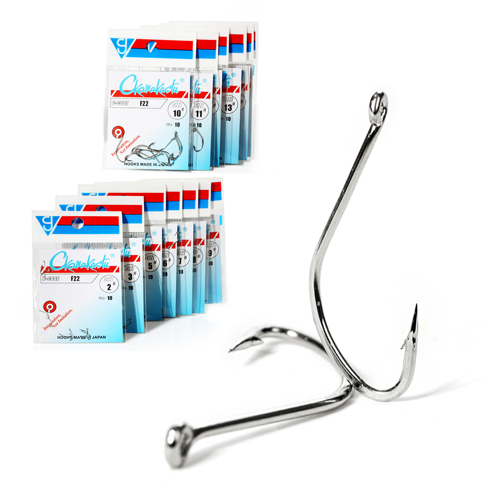 Fishing Hook Barbless - Ckamakastu F22 Weiß Salzwasser Unterstützen Jig