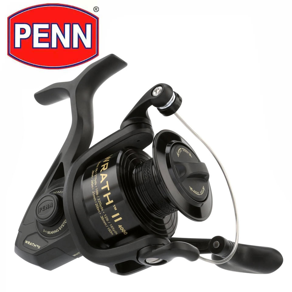 Abu Garcia Reel Max - PENN WRATH II Spinnrolle 2500-8000 Leichter,