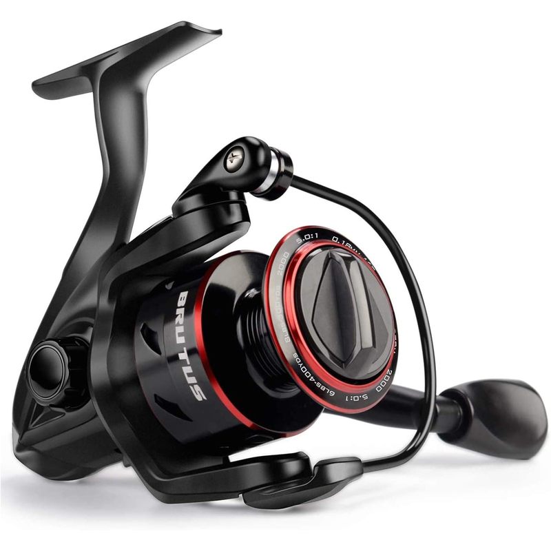Kastking Reel Zephyr - KastKing Brutus Spinnrolle für Süßwasser, Graphitrahmen,