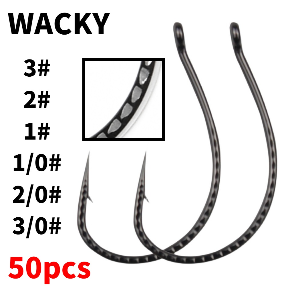 Fishing Hook Assortment - 50 stücke Verrückte Haken High Carbon