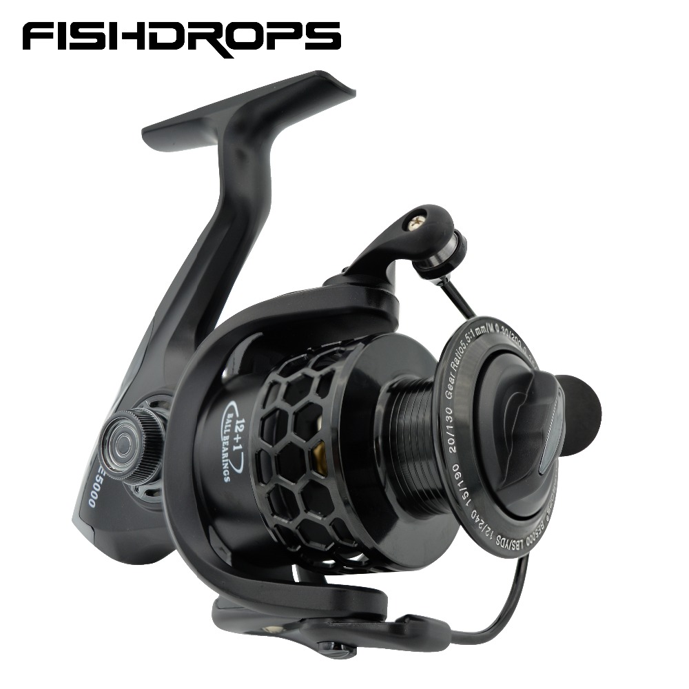 Kastking Reel Zephyr - Fishdrops Angelrollen Spinnrolle 12bb Salzwasser Leichte