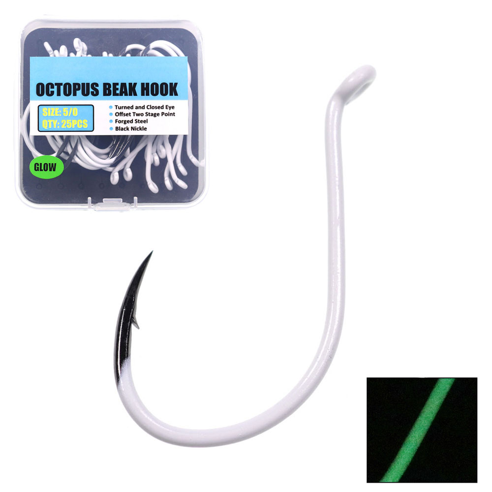 Fishing Hook Assortment - 25 teile/schachtel Leucht Importierten Stahl Oktopus