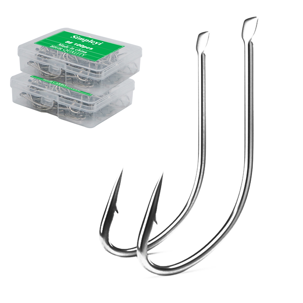 Fishing Hook Assortment - 100pcs/box Iseama Kreis Karpfen Angeln Haken