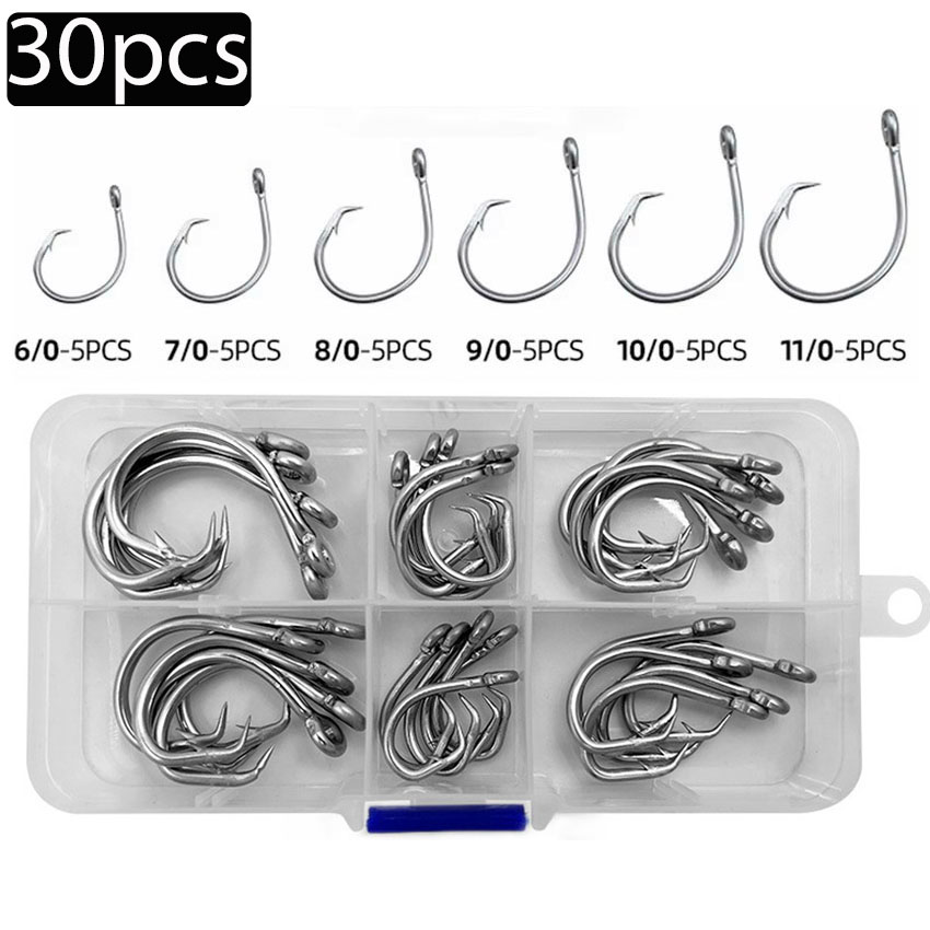 30 teile/schachtel Angelhaken  – Fishing Hook Circle Bewertung und Preis
