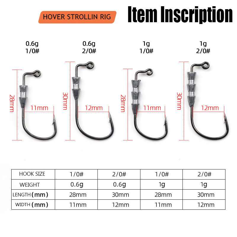 WODJYJ 10 Stück 0,6 g 1 g Ange – Fishing Hook Assortment Bewertung und Preis