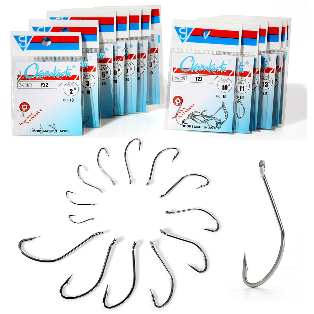 Ckamakastu F22 Weiß Salzwasser – Fishing Hook Barbless Bewertung und Preis
