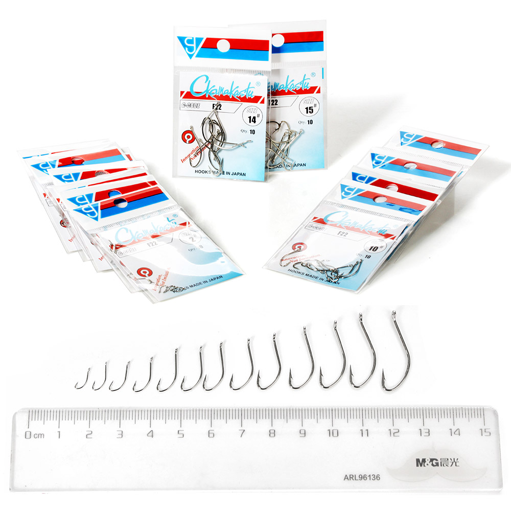 Ckamakastu F22 Weiß Salzwasser – Fishing Hook Barbless Bewertung und Preis