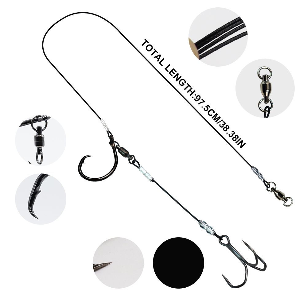 ZYZHE 1/3/5 Stück Stinger Rigs – Fishing Hook Circle Bewertung und Preis