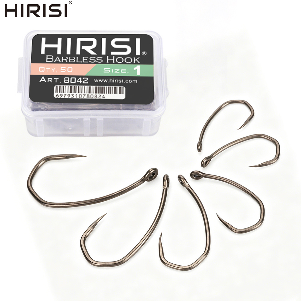 Hirisi 8042 100 Stück PTFE-bes – Fishing Hook Barbless Bewertung und Preis