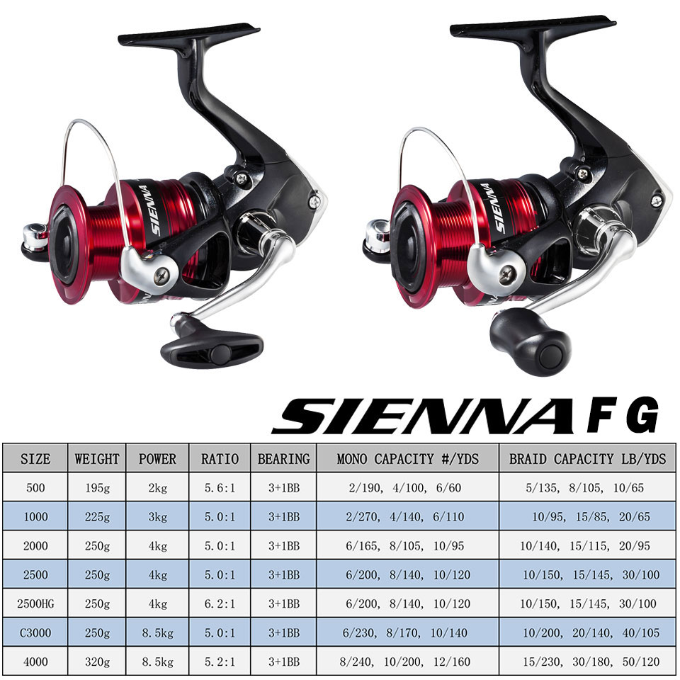SHIMANO SIENNA Spinn-Angelroll – Abu Garcia Reel Max Bewertung und Preis