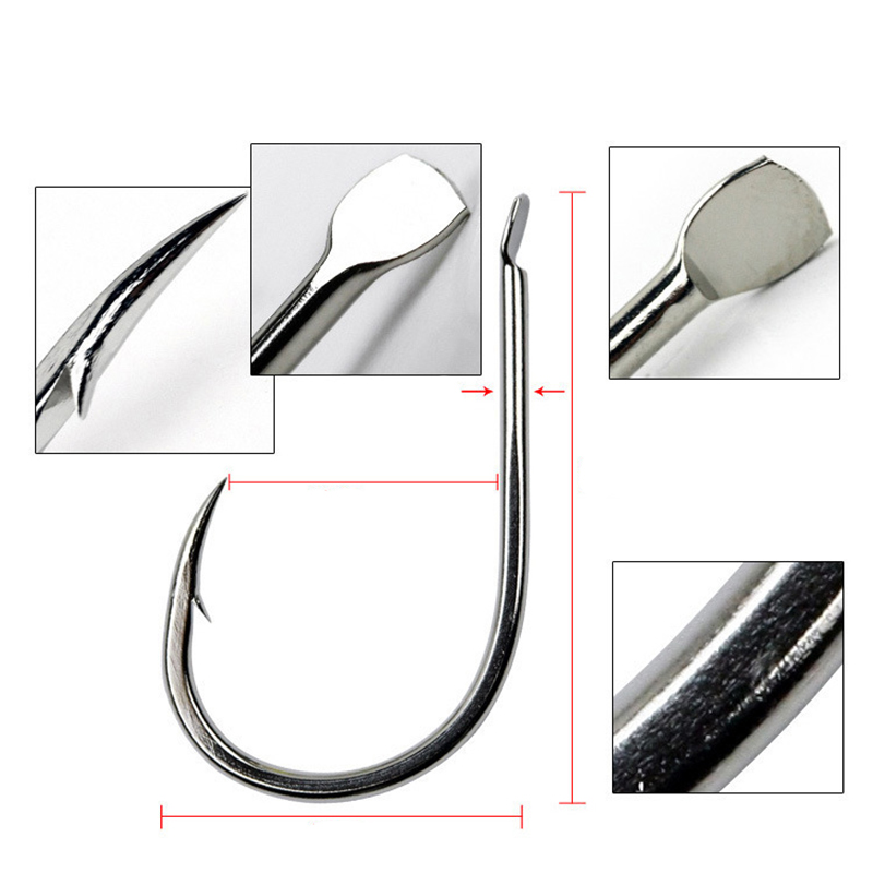 100 teile/los 7 Größe Stacheld – Fishing Hook Circle Bewertung und Preis