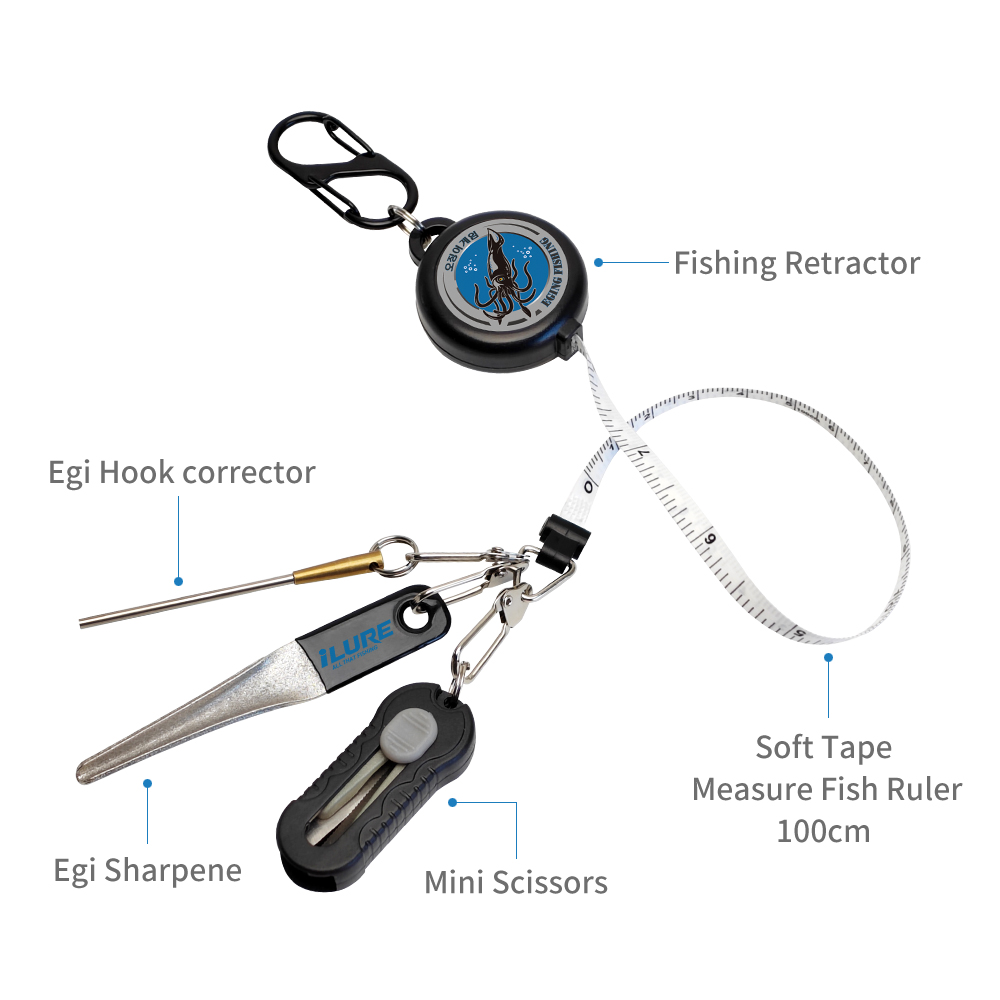 4-in-1 Eging Angelset: Retrakt – Fishing Hook Sharpener Bewertung und Preis