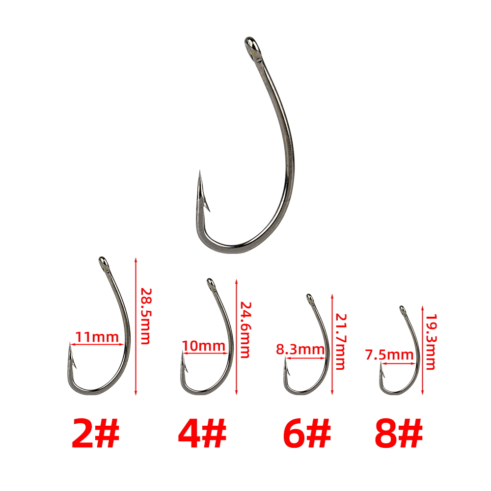 Hirisi 3-teiliges Karpfen-Ange – Fishing Hook Barbless Bewertung und Preis