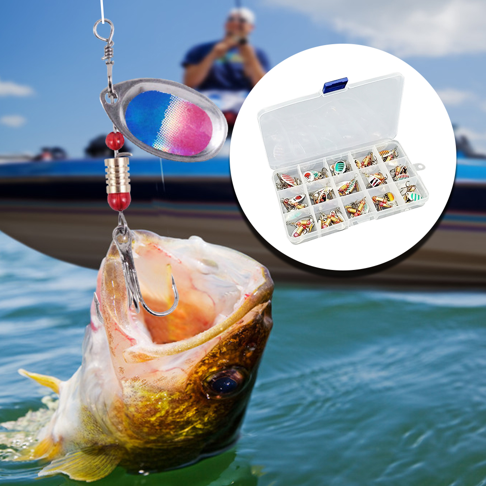30 Stück Metall-Löffelspinner  – Fishing Hook Treble Bewertung und Preis